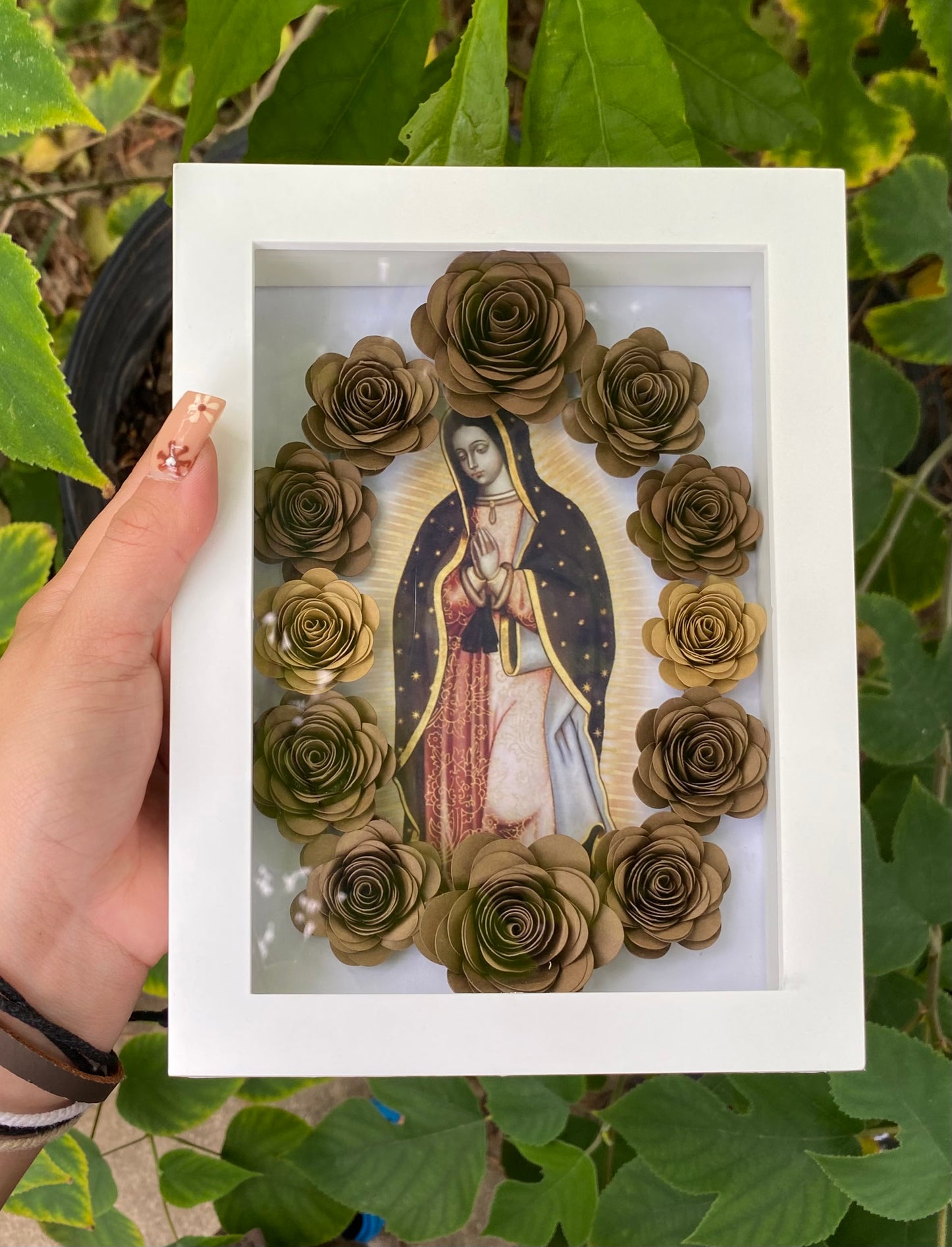 5x7 Brown Virgin Mary